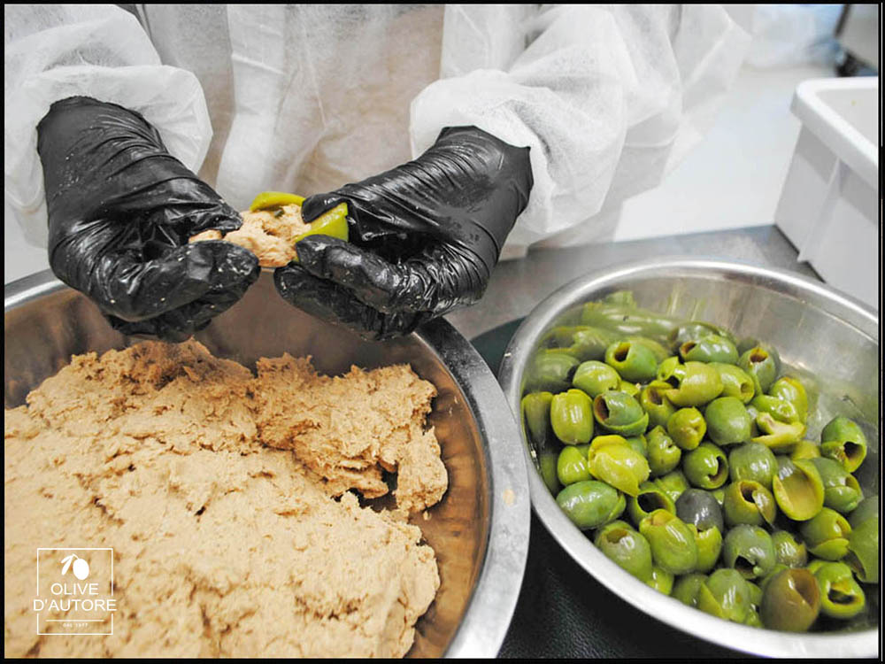 preparazione olive all'ascolana